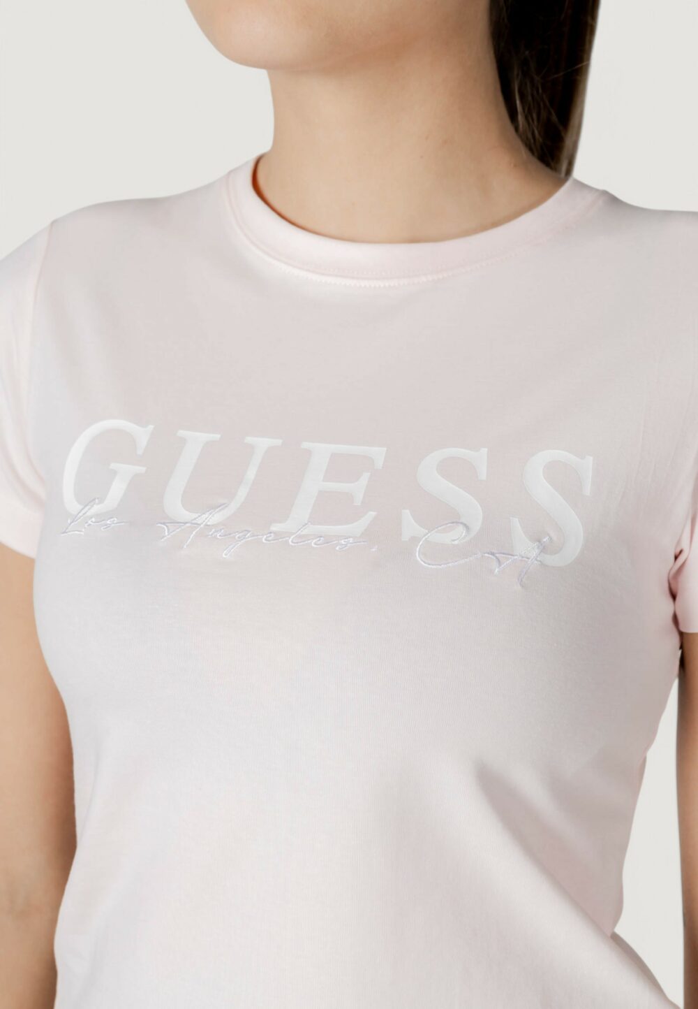 T-shirt Guess Active kamelie cn Rosa - Foto 9