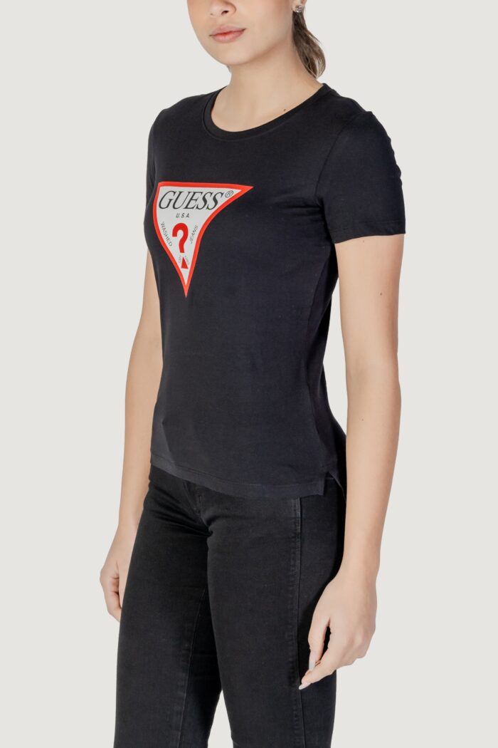 T-shirt Guess ss cn original tee Nero