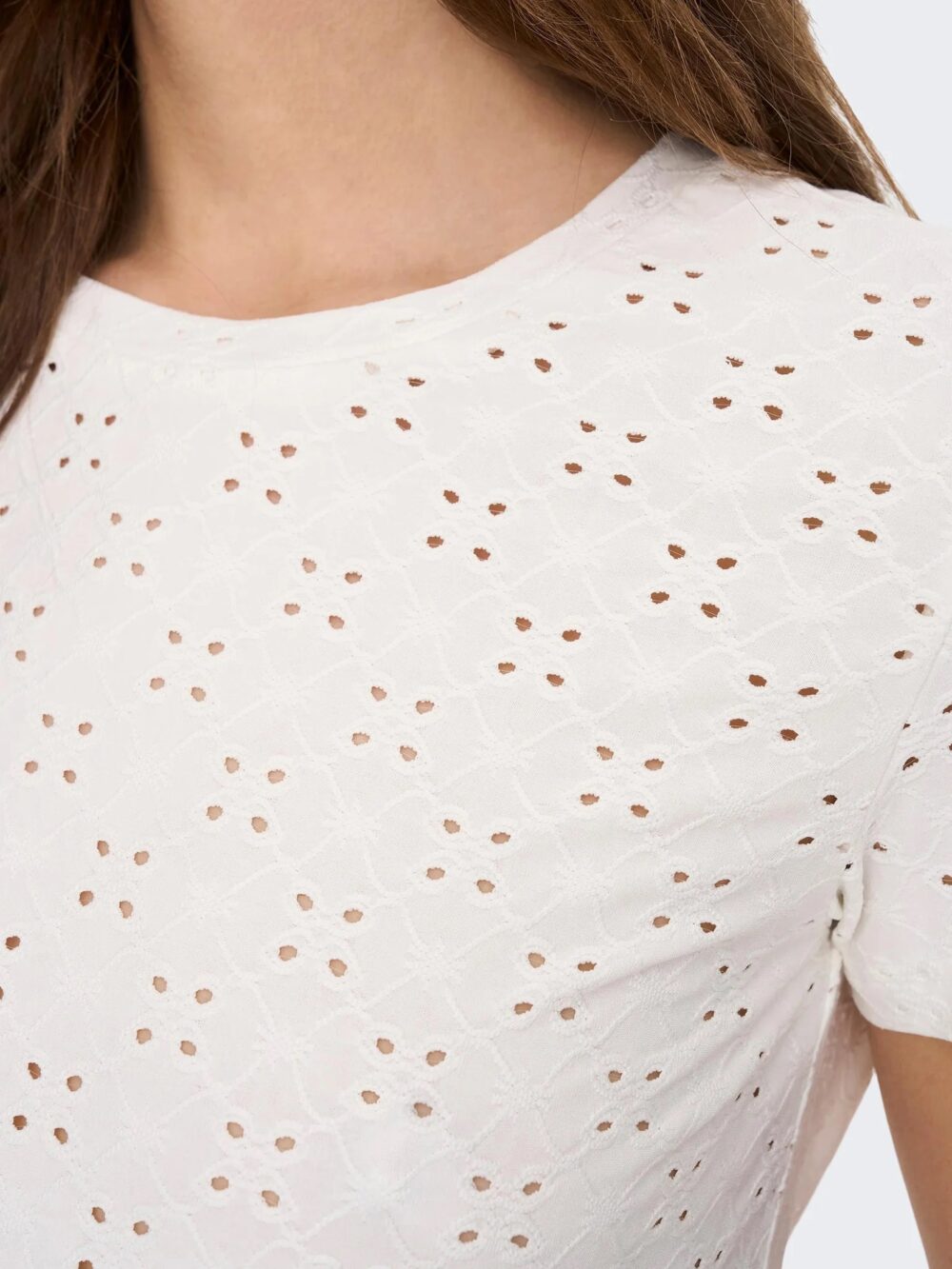 T-shirt Jacqueline de Yong jdycathinka s/s tag top jrs noos Bianco - Foto 2