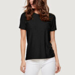 T-shirt Jacqueline de Yong jdycathinka s/s tag top jrs noos Nero - Foto 1
