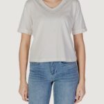 T-shirt Liu-Jo ecs moda m/c Latte - Foto 1