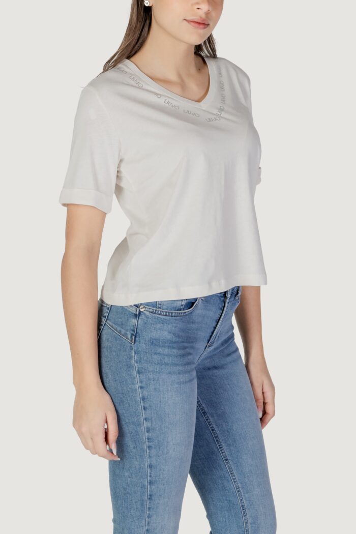 T-shirt Liu-Jo ecs moda m/c Latte