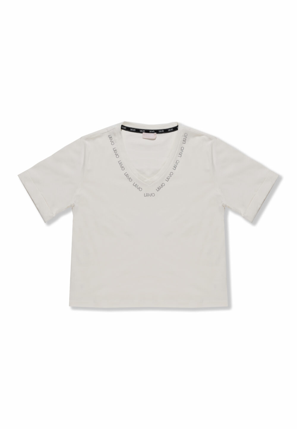 T-shirt Liu-Jo ecs moda m/c Latte - Foto 9