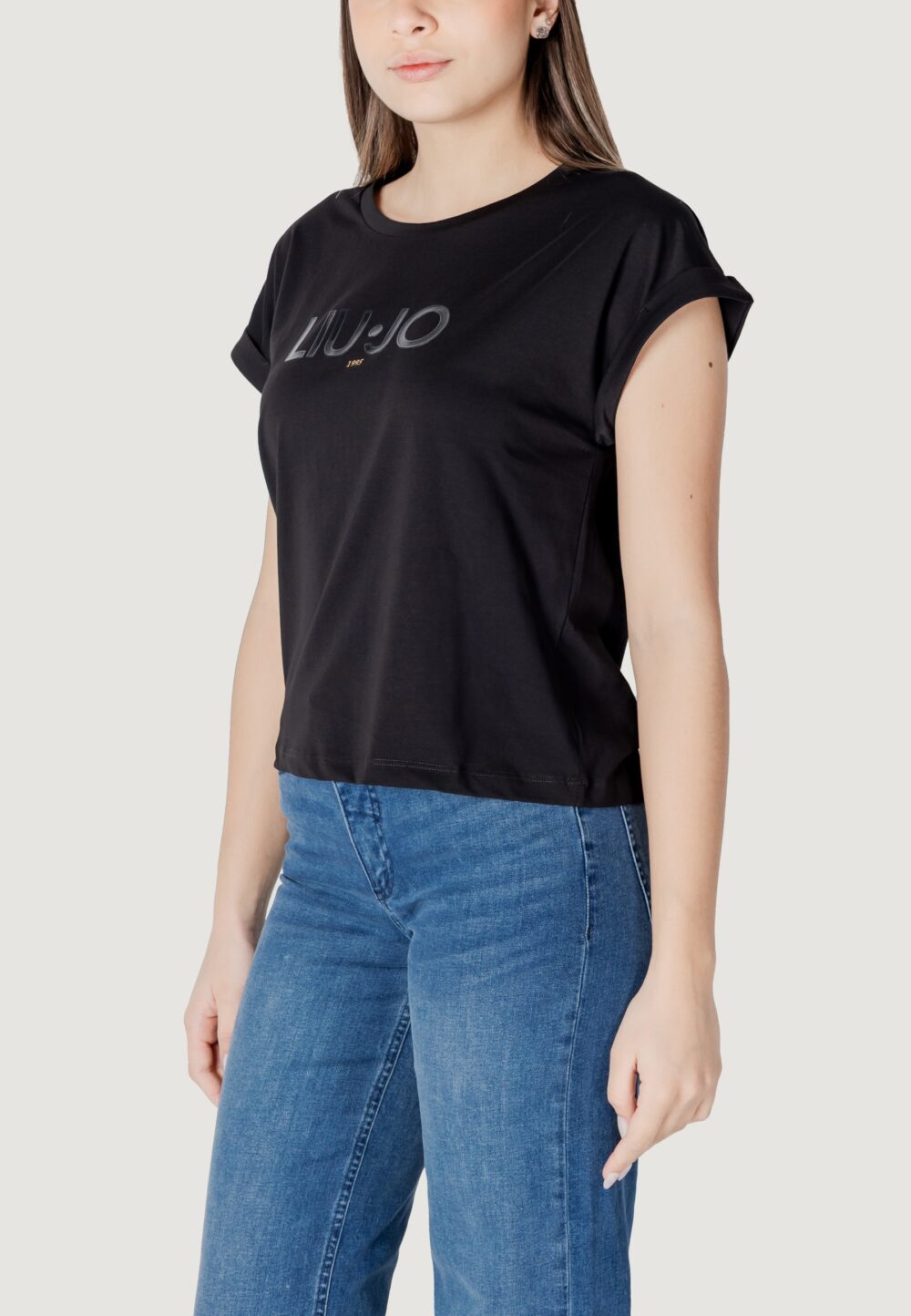 T-shirt Liu-Jo ecs basica s/m Nero - Foto 4