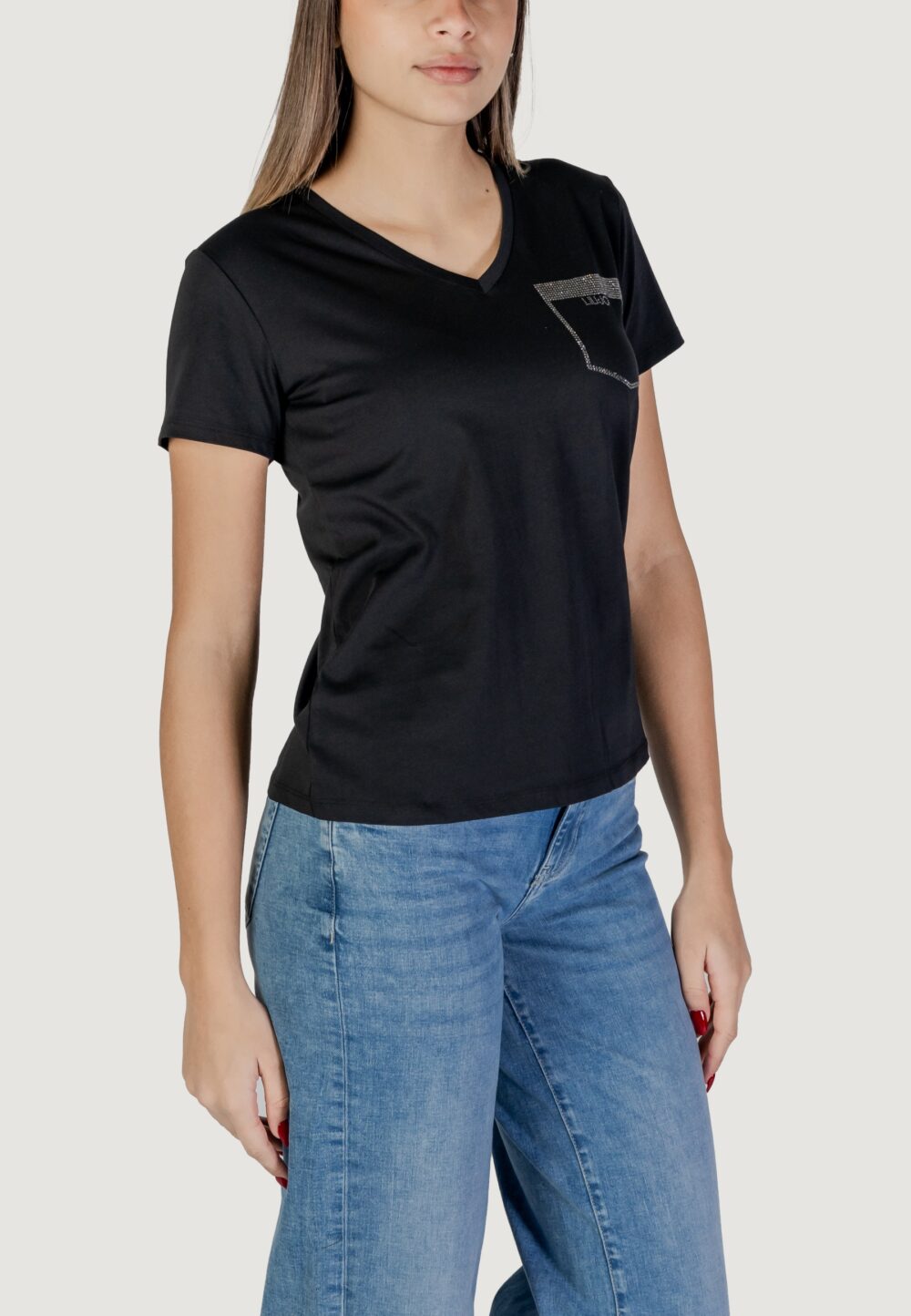 T-shirt Liu-Jo ecs moda m/c Nero - Foto 3