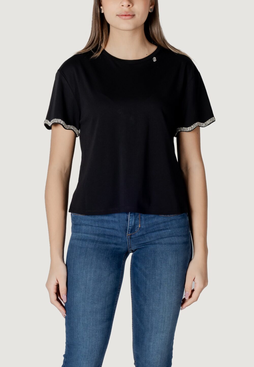 T-shirt Liu-Jo ecs moda m/c Nero - Foto 1