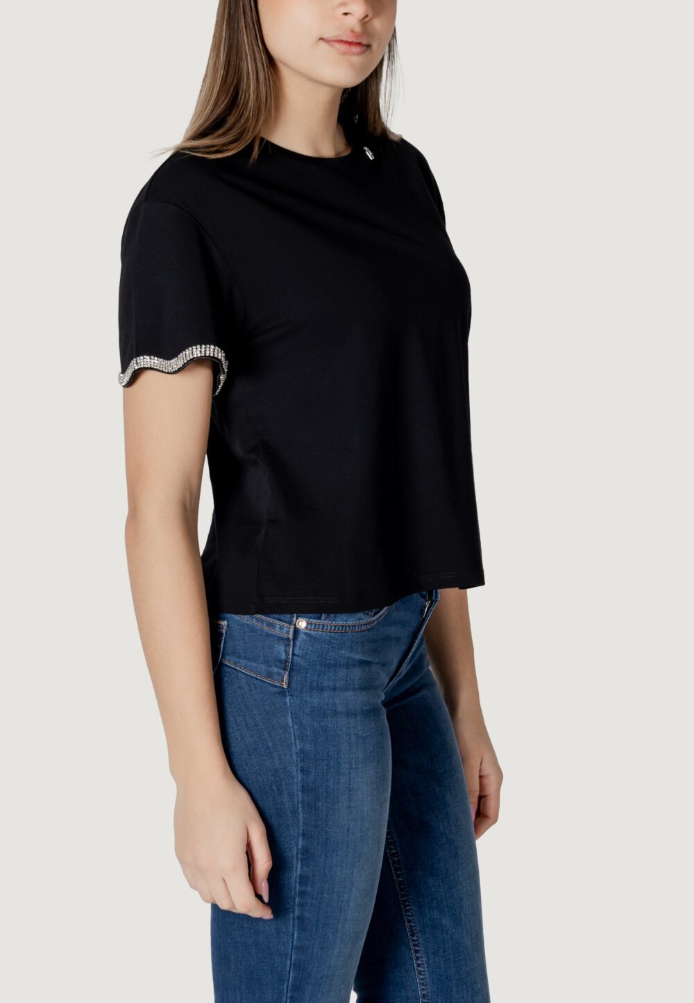T-shirt Liu-Jo ecs moda m/c Nero - Foto 2
