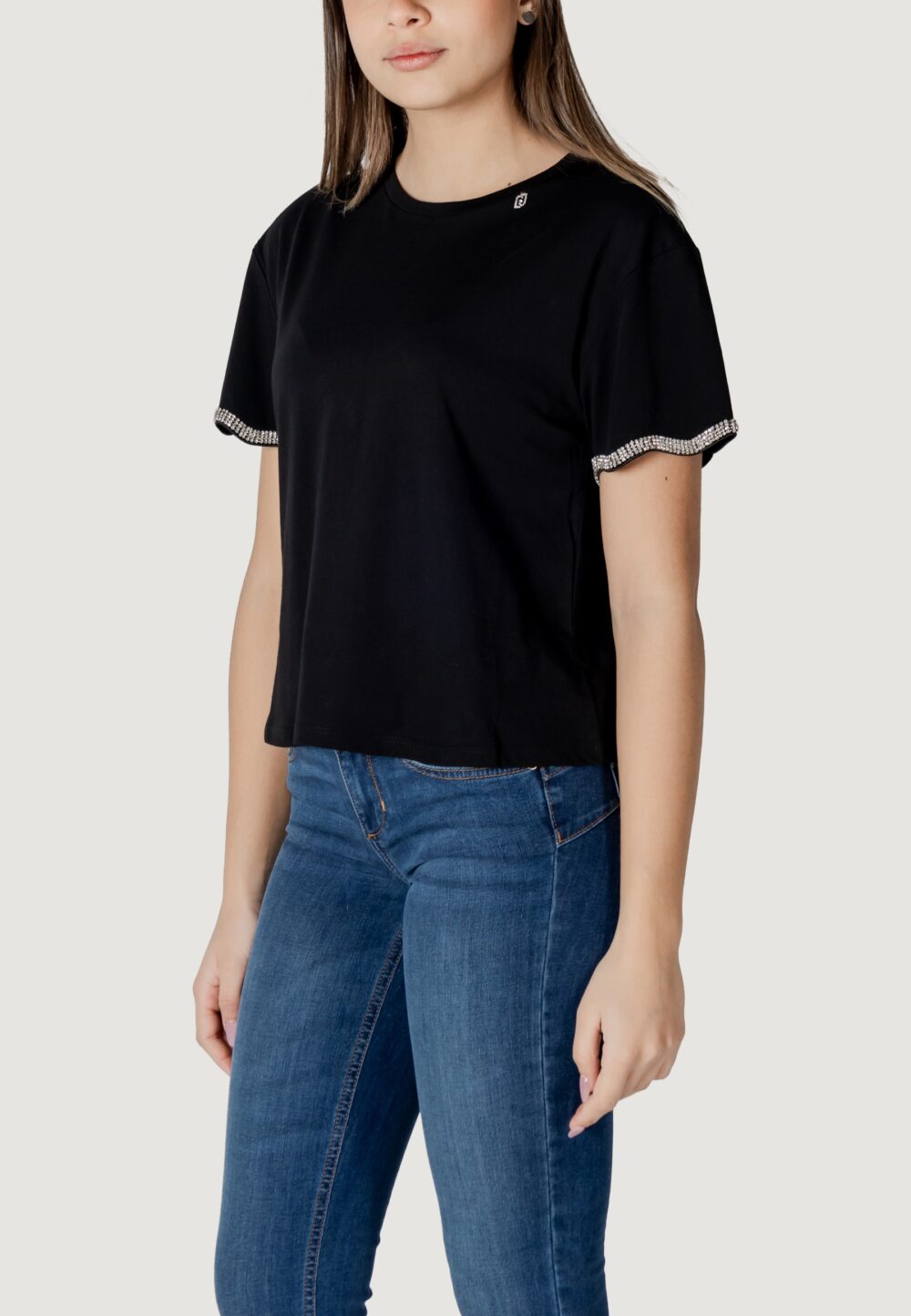 T-shirt Liu-Jo ecs moda m/c Nero - Foto 3