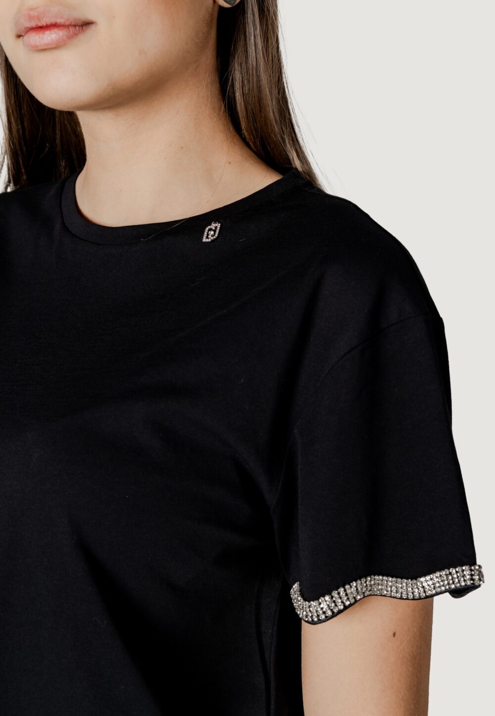 T-shirt Liu-Jo ecs moda m/c Nero - Foto 5