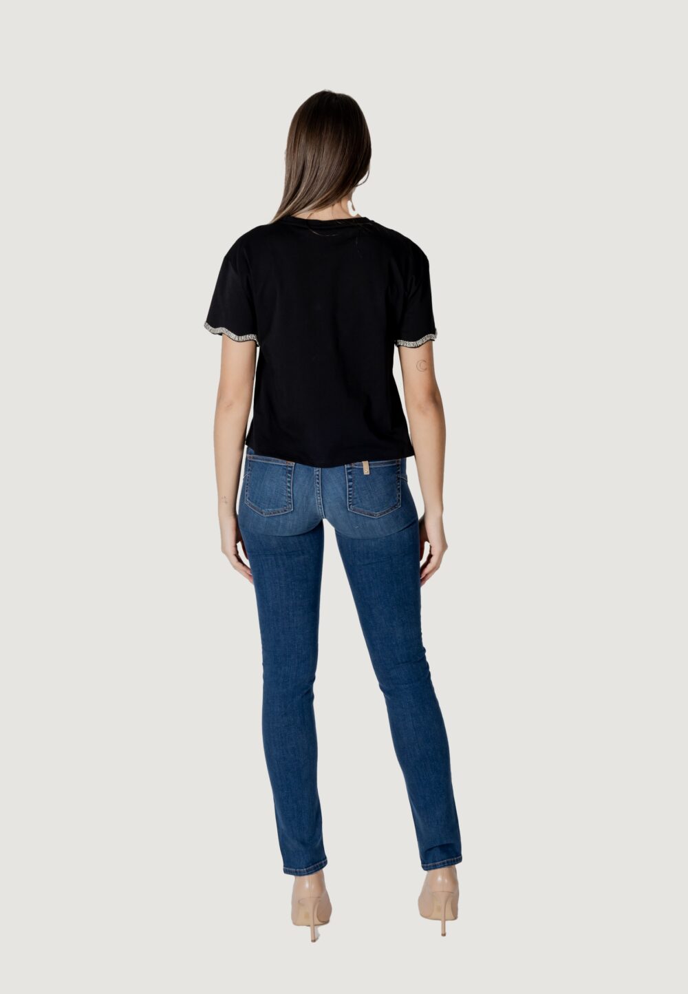 T-shirt Liu-Jo ecs moda m/c Nero - Foto 7