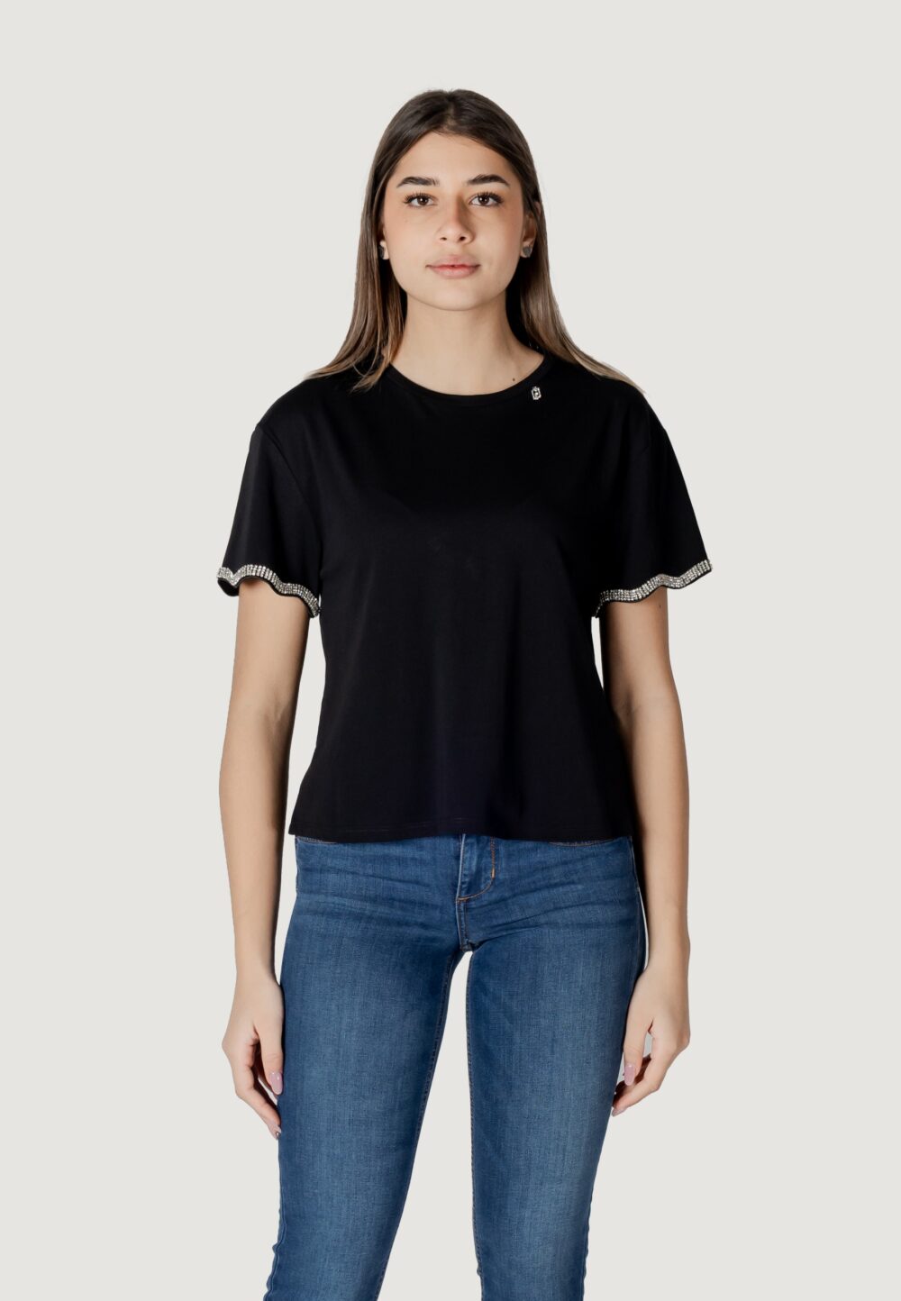 T-shirt Liu-Jo ecs moda m/c Nero - Foto 8