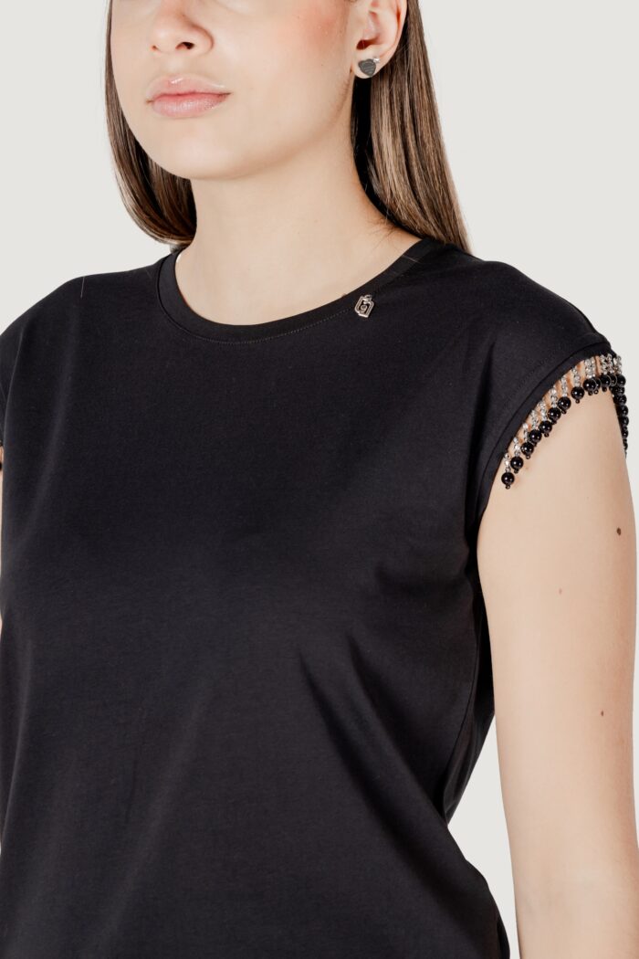 T-shirt Liu-Jo moda m/c Nero