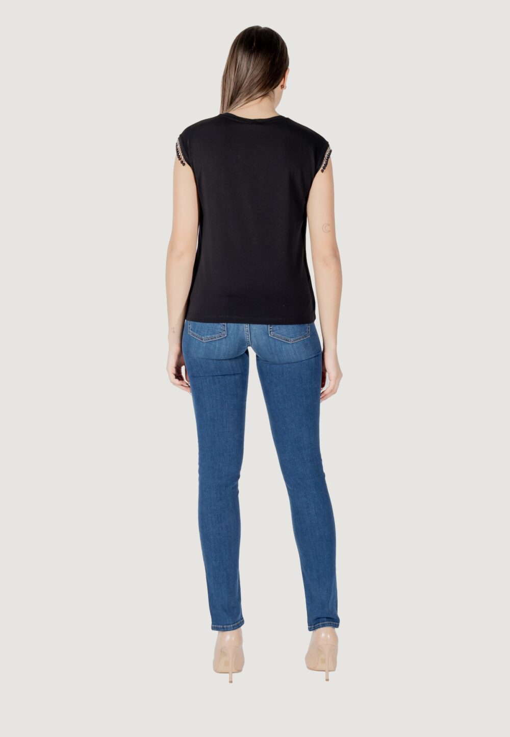 T-shirt Liu-Jo moda m/c Nero - Foto 9