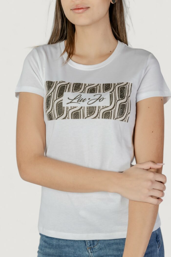 T-shirt Liu-Jo ecs moda m/c Verde Oliva