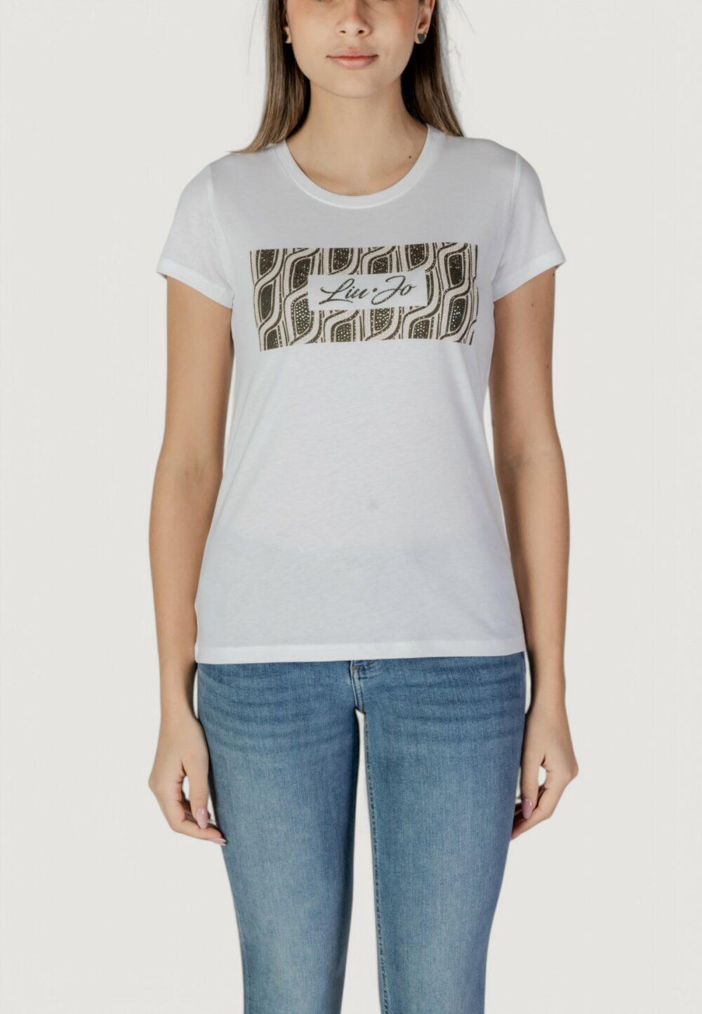T-shirt Liu-Jo ecs moda m/c Verde Oliva - Foto 2