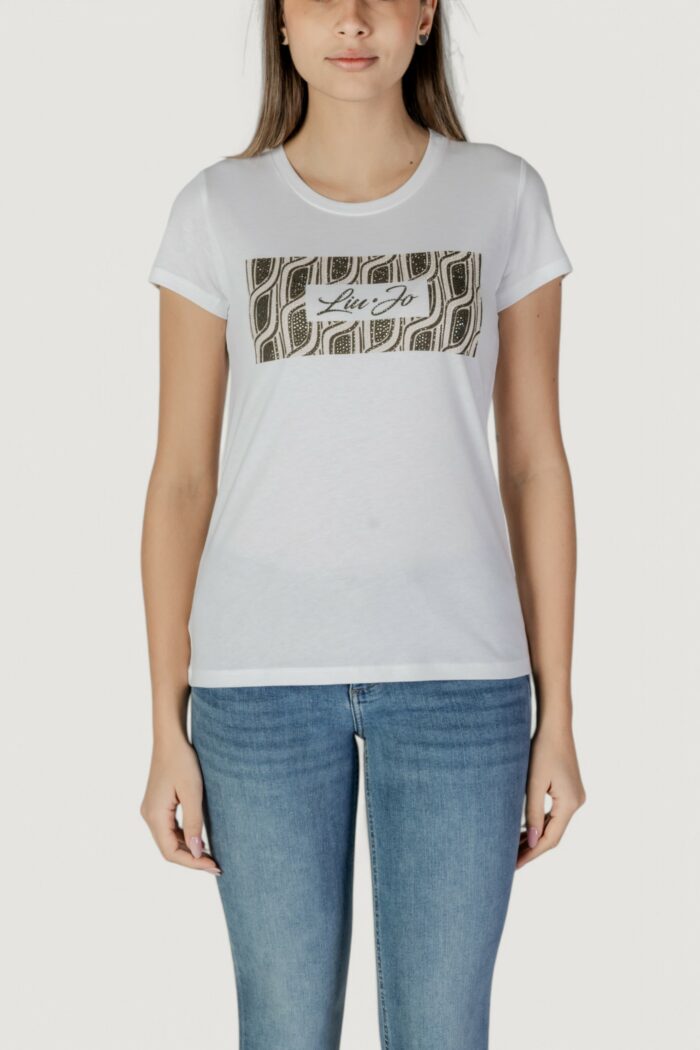 T-shirt Liu-Jo ecs moda m/c Verde Oliva