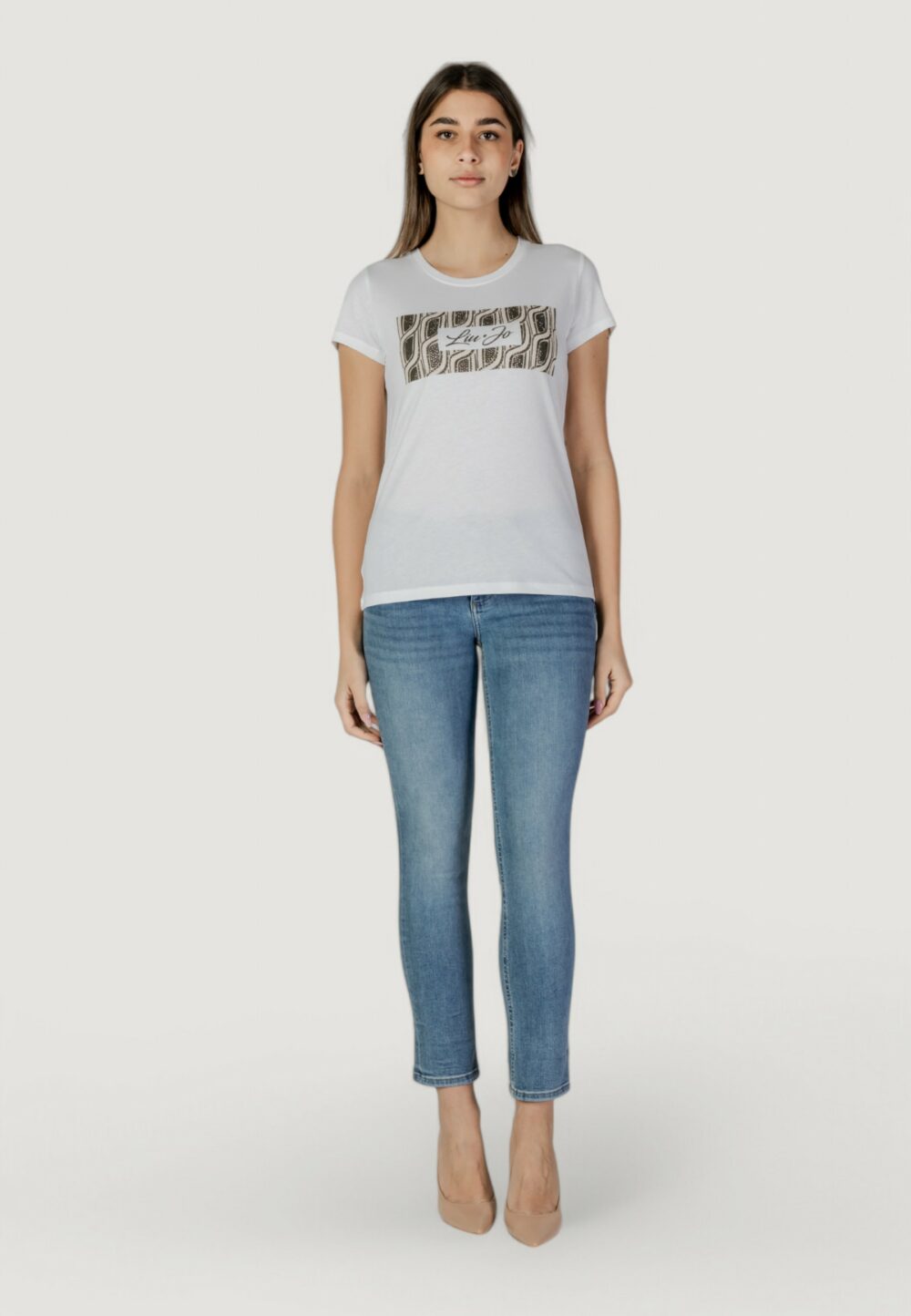 T-shirt Liu-Jo ecs moda m/c Verde Oliva - Foto 8