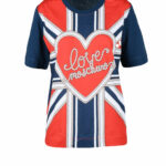 T-shirt Love Moschino BLU - ROSSO - Foto 1