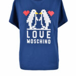 T-shirt Love Moschino Blu - Foto 1