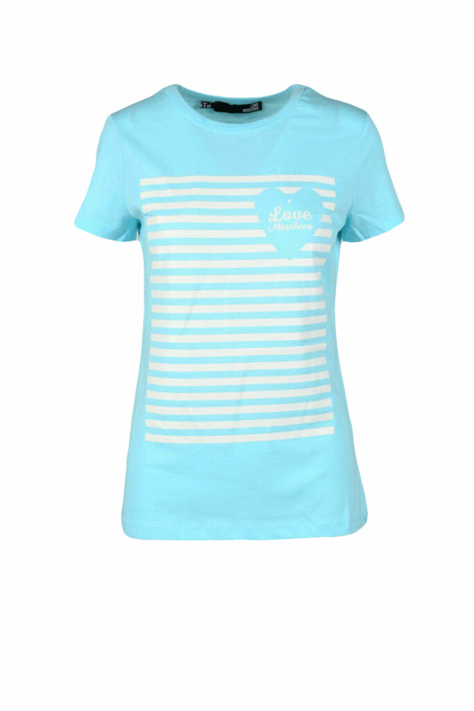 T-shirt Love Moschino  Celeste