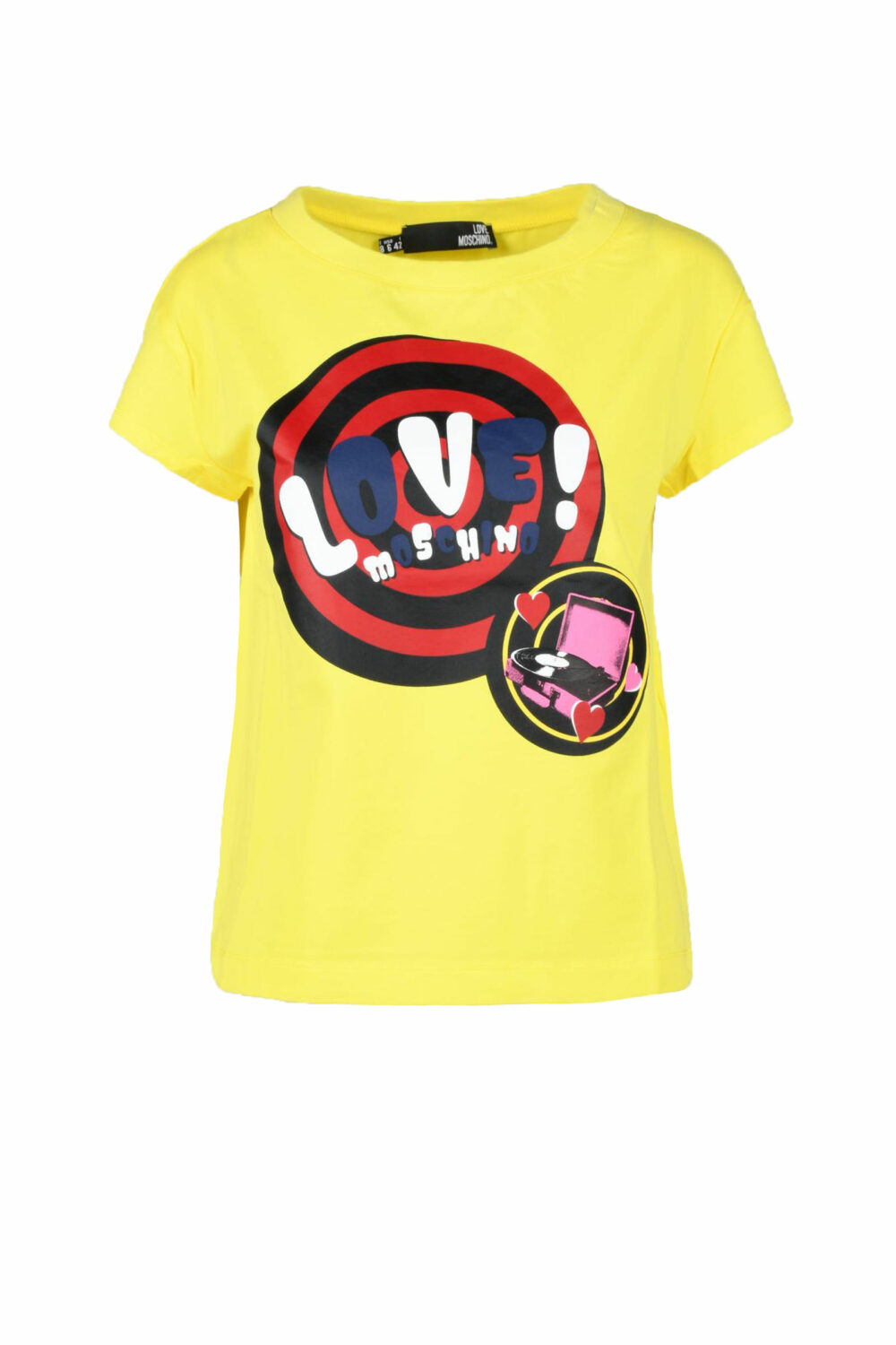 T-shirt Love Moschino Giallo - Foto 1