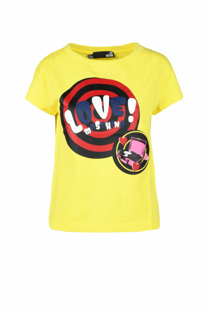T-shirt Love Moschino  Giallo
