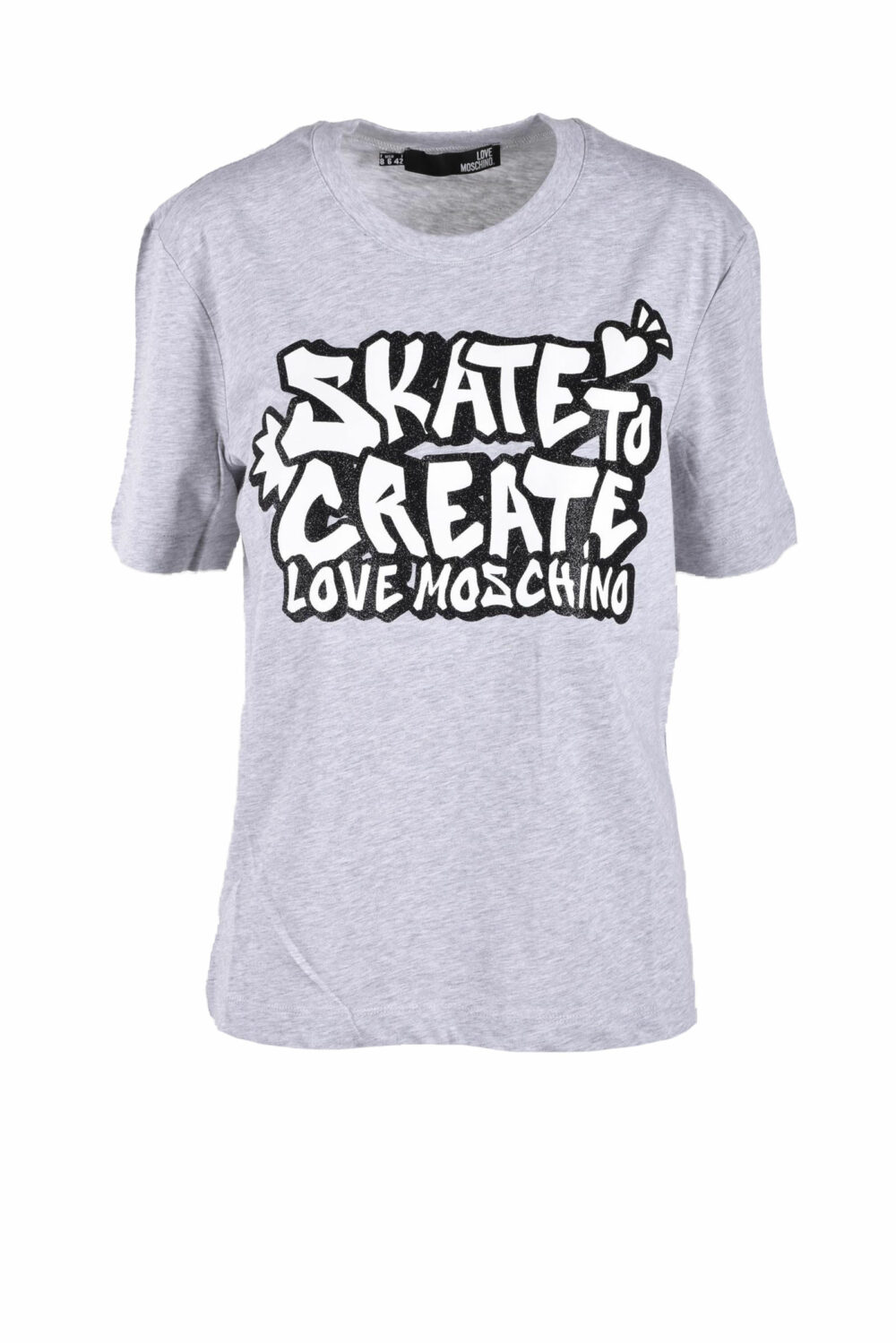 T-shirt Love Moschino Grigio - Foto 1
