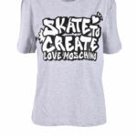 T-shirt Love Moschino Grigio - Foto 1