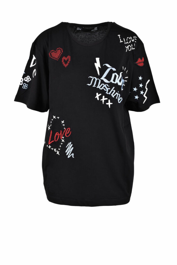 T-shirt Love Moschino  Nero