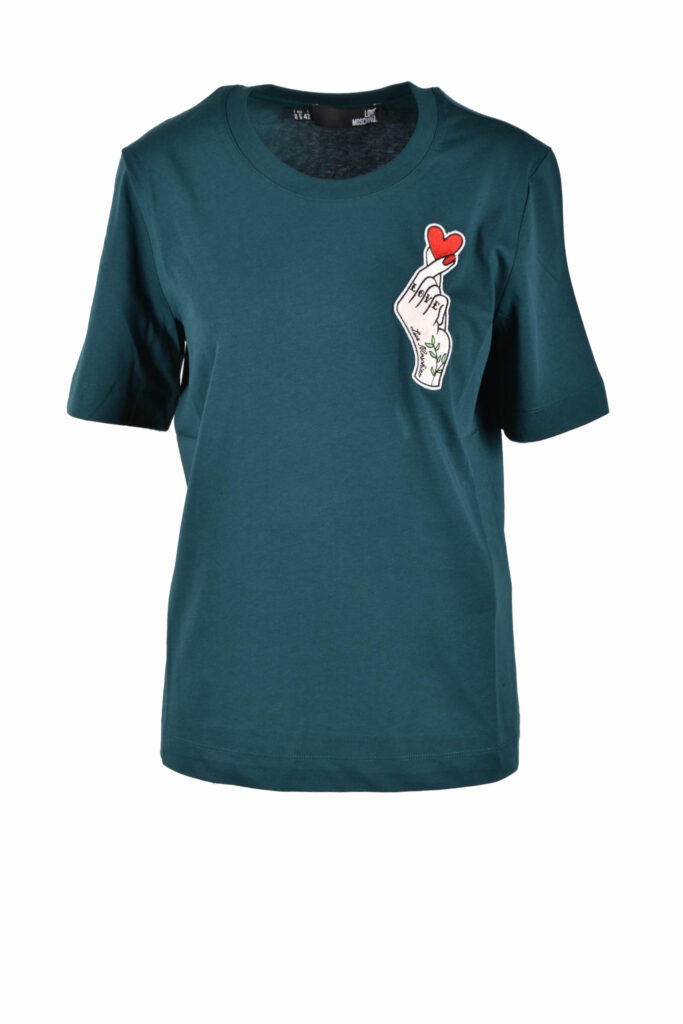 T-shirt Love Moschino  Verde