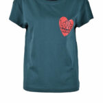 T-shirt Love Moschino Verde - Foto 1
