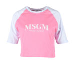 T-shirt MSGM Rosa - Bianco - Foto 1