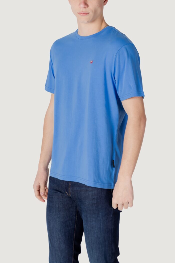 T-shirt Napapijri salis ss sum Blu