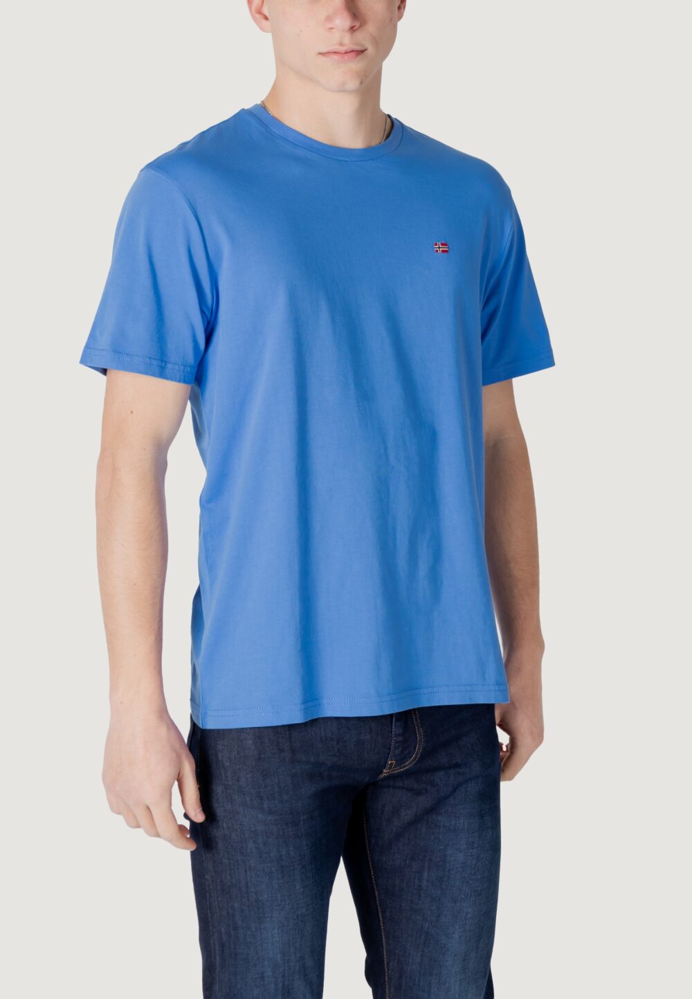 T-shirt Napapijri salis ss sum Blu - Foto 3