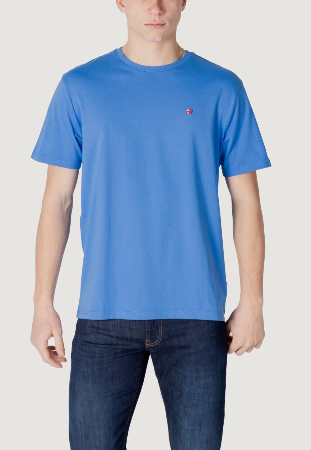 T-shirt Napapijri salis ss sum Blu - Foto 4
