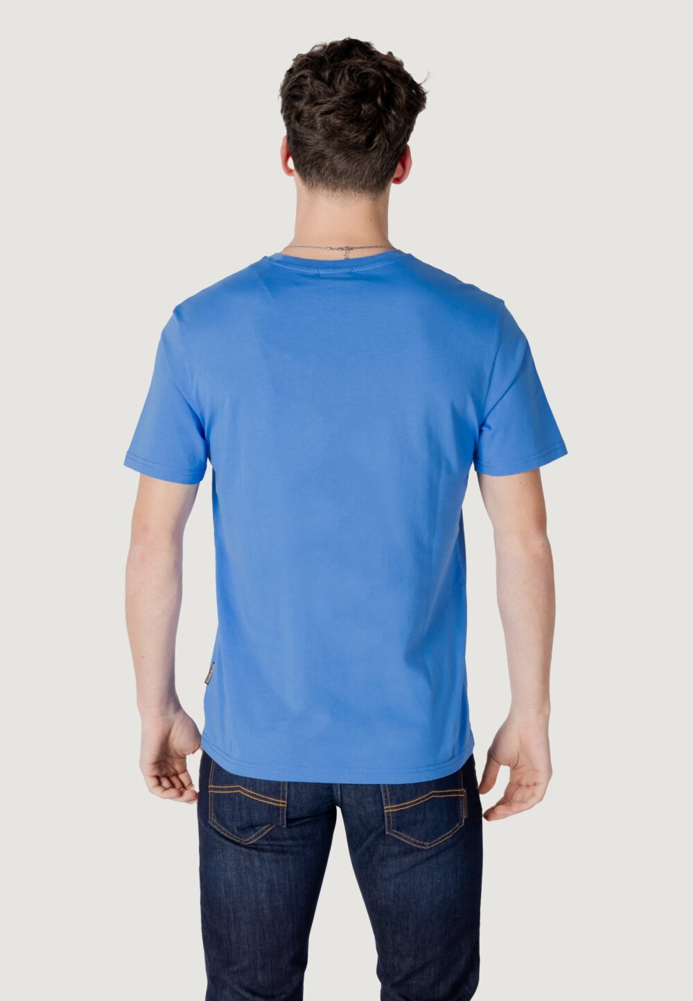 T-shirt Napapijri salis ss sum Blu - Foto 5