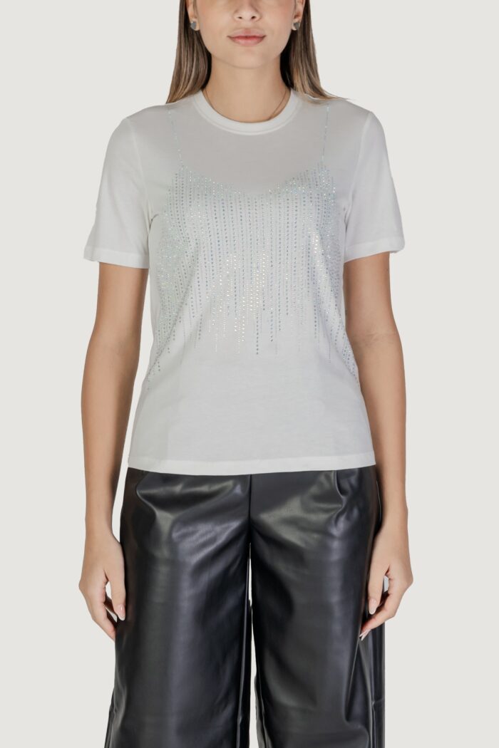 T-shirt Only onlbillie life s/s top jrs Bianco