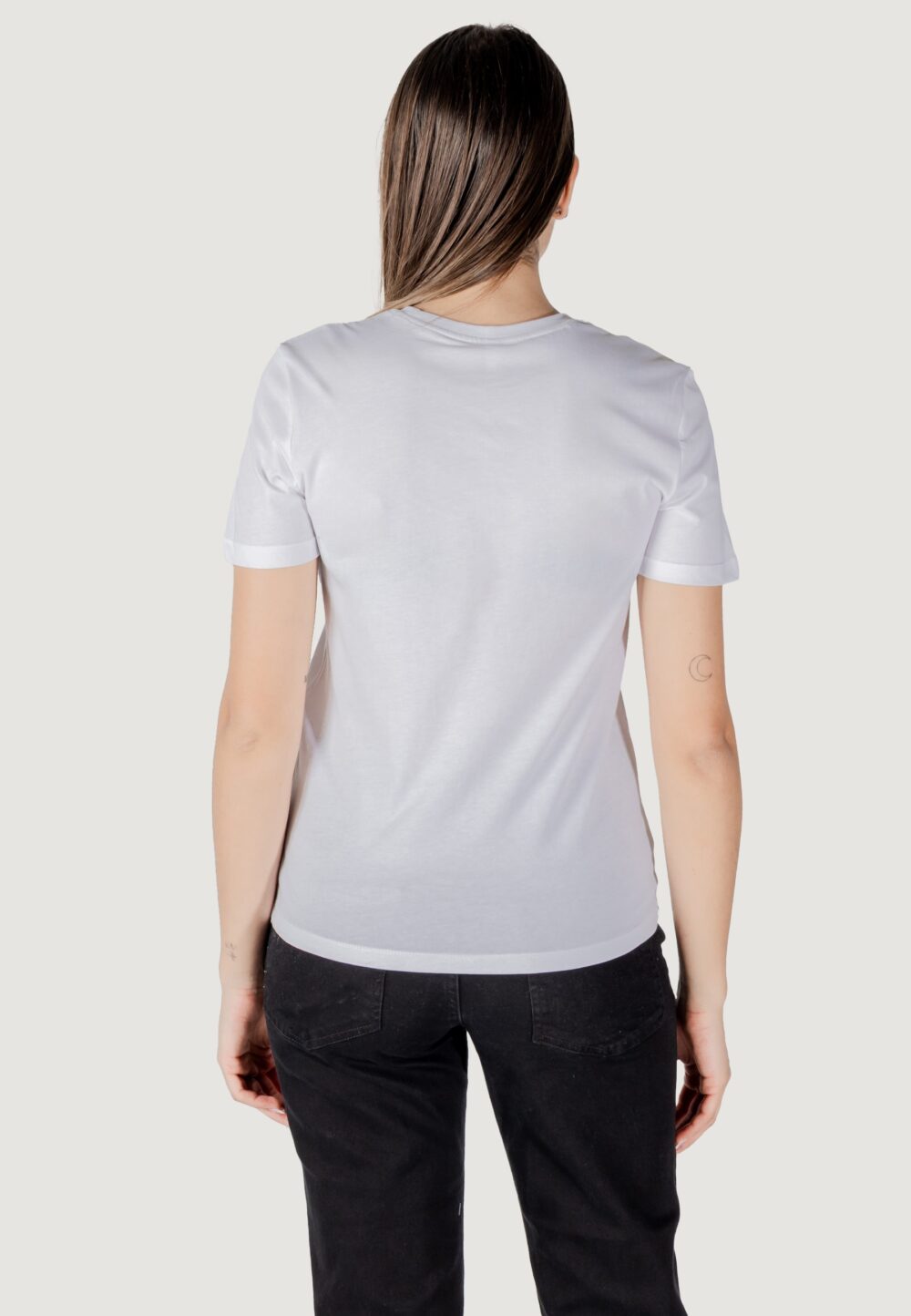 T-shirt Only onlkita life reg s/s pineapple top jrs Bianco - Foto 4
