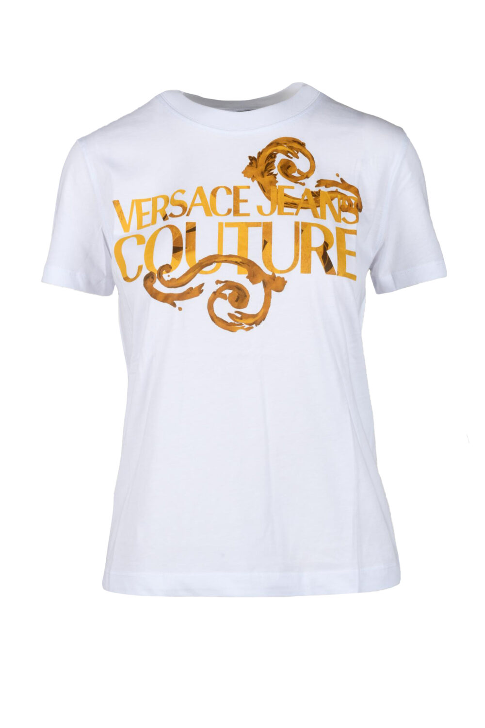 T-shirt Versace Jeans Couture BIANCO/GIALLO - Foto 1