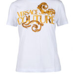 T-shirt Versace Jeans Couture BIANCO/GIALLO - Foto 1