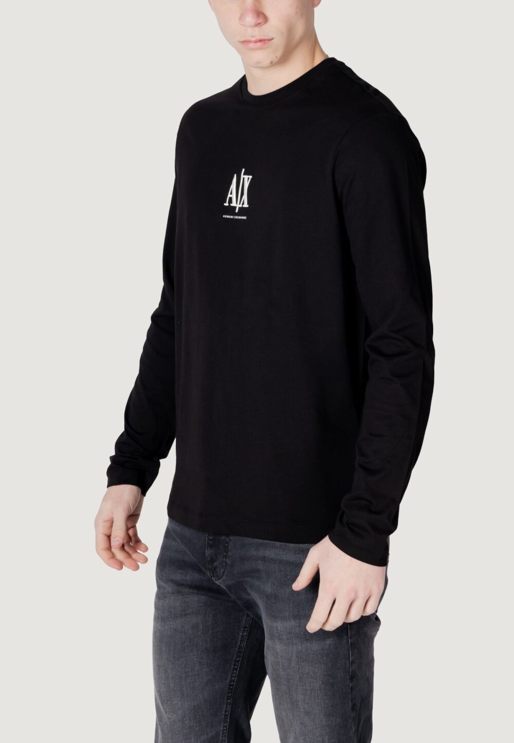 T-shirt manica lunga Armani Exchange Nero - Foto 2