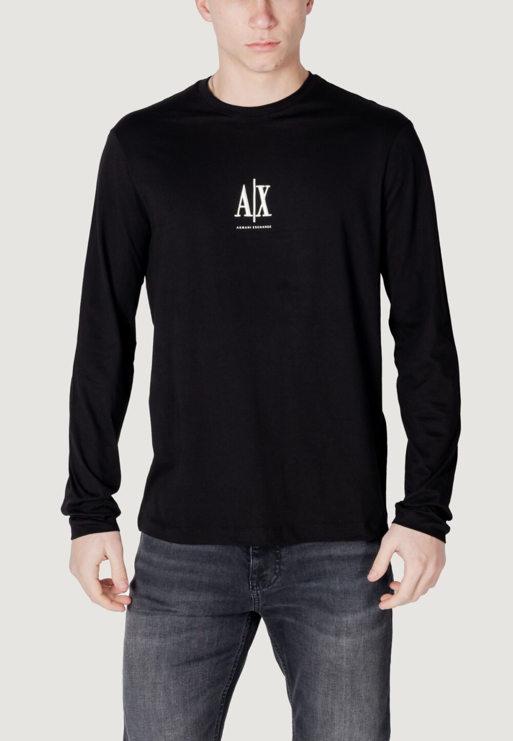 T-shirt manica lunga Armani Exchange Nero - Foto 4