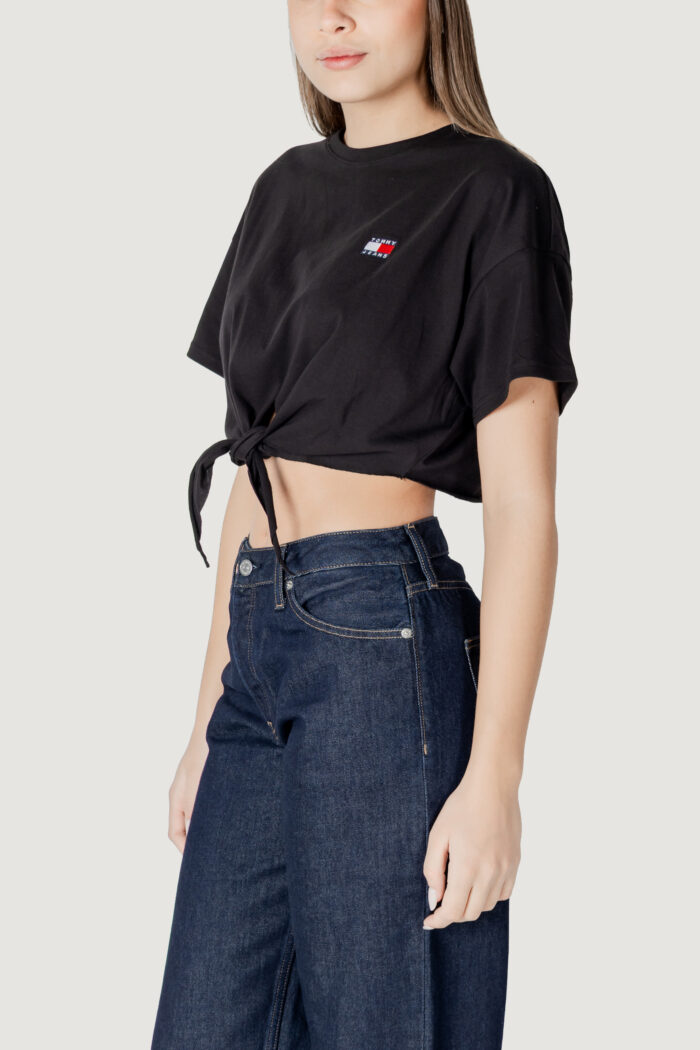 Top Tommy Hilfiger Jeans tjw reg waist tie Nero