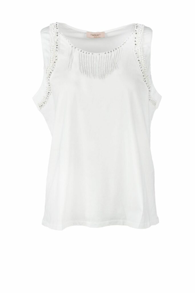 Top TWIN SET  Bianco