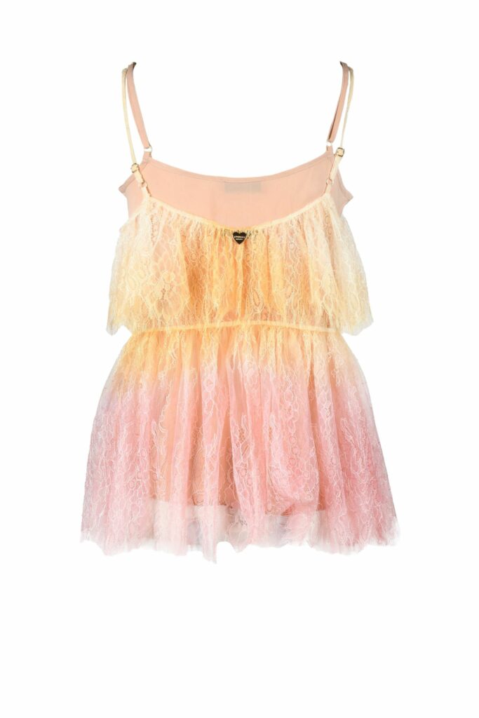 Top TWIN SET  GIALLO – ROSA