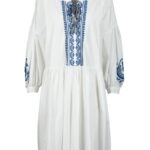 Vestito da completo WEEKEND MAXMARA Bianco - Azzurro - Foto 1