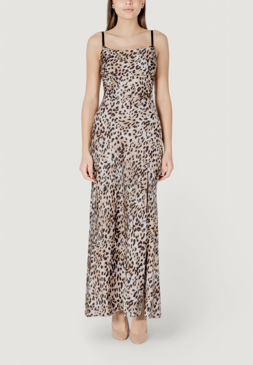 Vestito lungo Guess adÈle lace neckline Beige - Foto 8