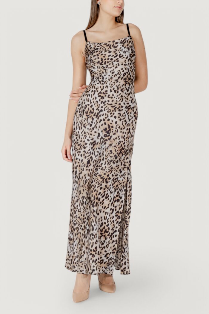 Vestito lungo Guess adÈle lace neckline Beige