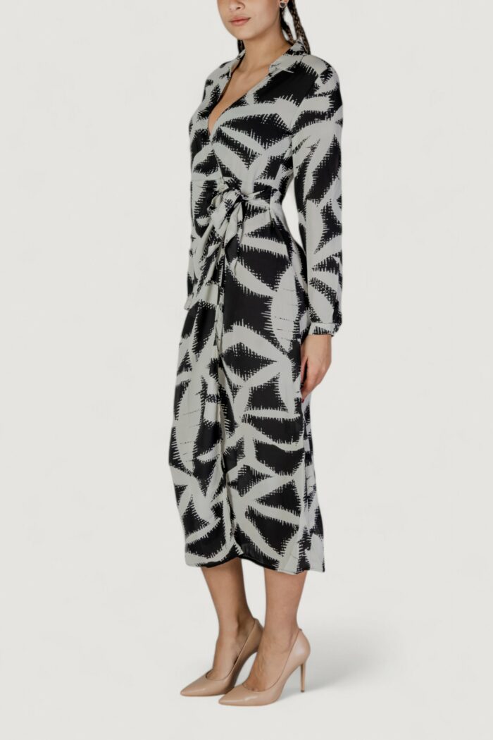 Vestito lungo Jacqueline de Yong jdybase life l/s wrap wvn Nero