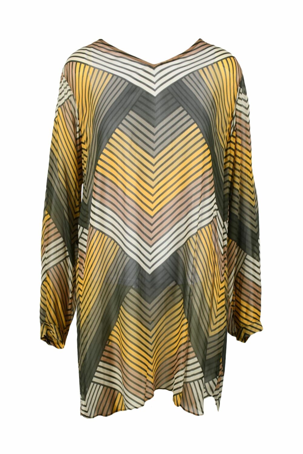 Vestito lungo TWIN SET GIALLO - VERDE - Foto 1